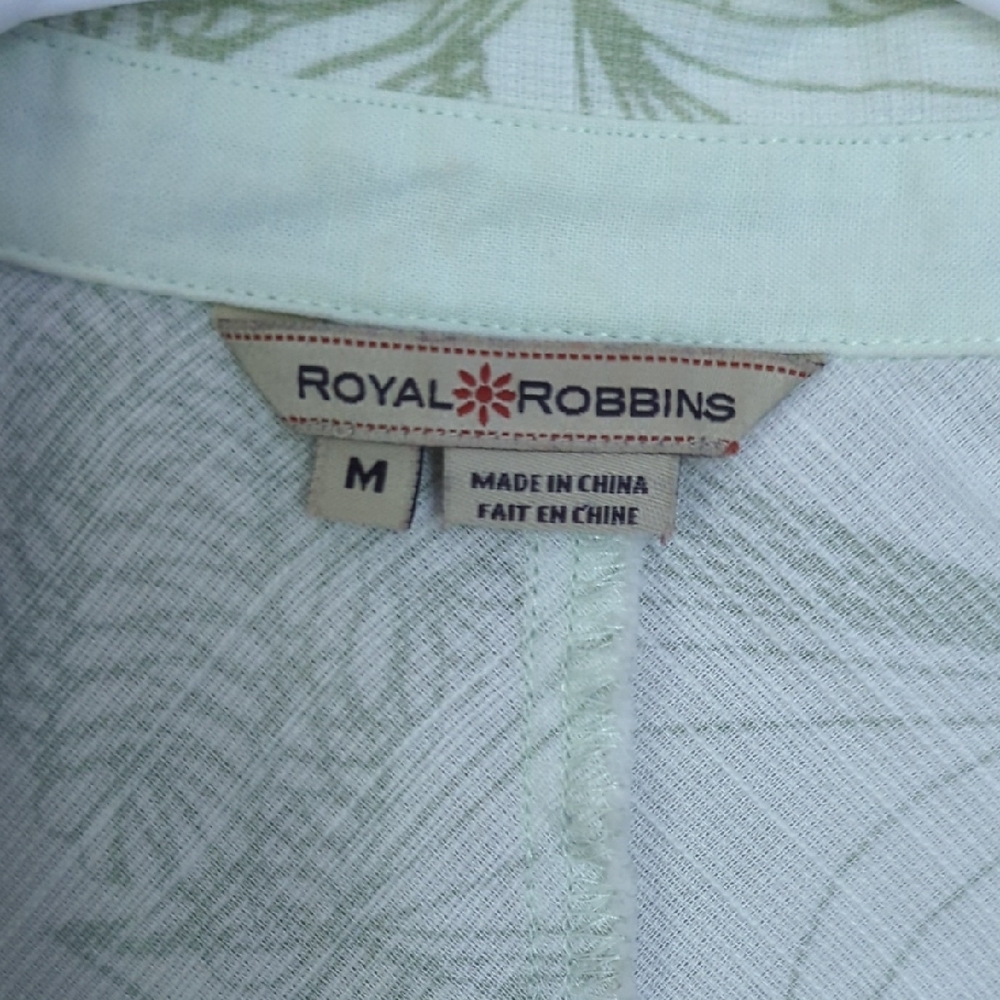 Royal Robbins Light Green Patterned Shirt - Picture 2 of 4